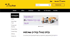 Desktop Screenshot of dogstrustgifts.com